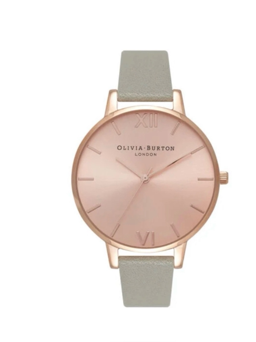 **NWOT Anthropologie Olivia Burton Rose Gold Dial Watch  **Needs Battery